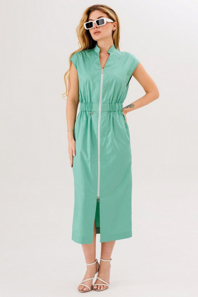 Платье Faufilure C1775 зеленый - фото 1