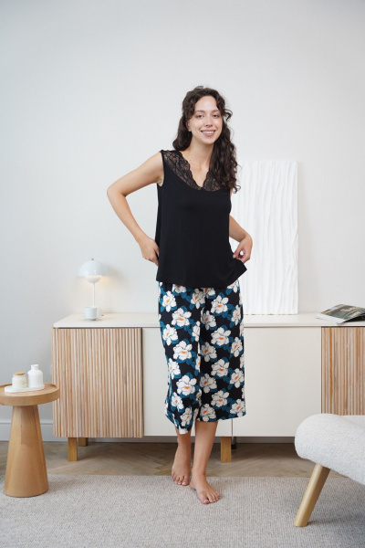 Бриджи, майка Купалинка 34600G.158-164 к.черный,набивка - фото 2