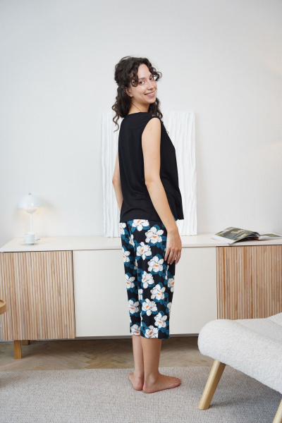 Бриджи, майка Купалинка 34600G.158-164 к.черный,набивка - фото 5