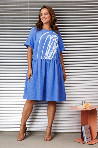 Платье INVITE 4071/1 голубой - фото 1