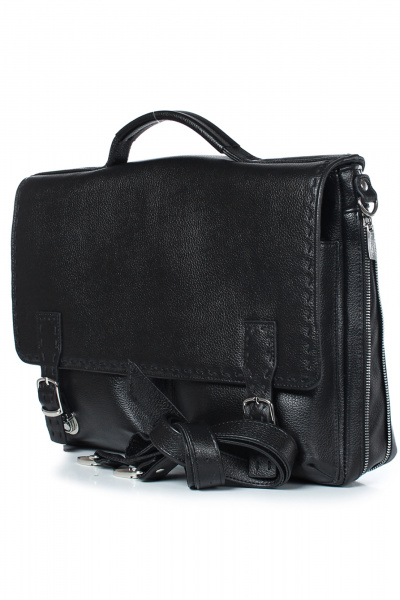 Портфель Galanteya 29710.25с49к45 черный/серый - фото 1