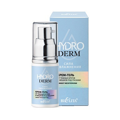 Крем для век Belita HydroDERM-Крем-гель от темных кругов и мешков под глазами "Эффект мезо - фото 1