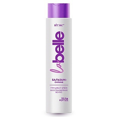 Бальзам-ополаскиватель Belita La Belle-БАЛЬЗАМ-сияние ГЛЯНЦЕВЫЙ БЛЕСК, ВОССТАНОВЛЕНИЕ ВОЛОС шелк+пеп - фото 1