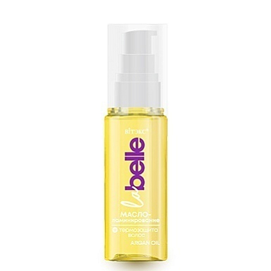 Масло для волос Belita La Belle-МАСЛО-ламинирование + ТЕРМОЗАЩИТА ВОЛОС с маслом арганы - фото 1