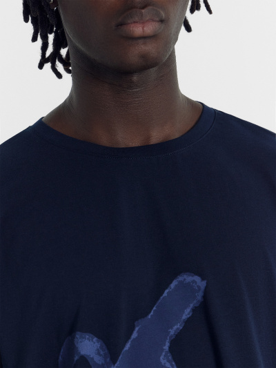 Футболка Mark Formelle 111925/24-4142П-5 синий_печать_Печать - фото 5