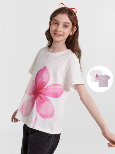 Футболка Mark Formelle 117835-2/25-37558П-0 белый_бело_розовые_разводы_3_сл_1изд_печ_на_пол - фото 5