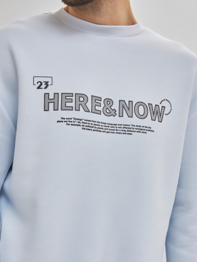 Джемпер Mark Formelle 121801/22/2818П-7П св.голубой_печать_4_сл_печ_на_полочке_1сл_на_левом_ - фото 2