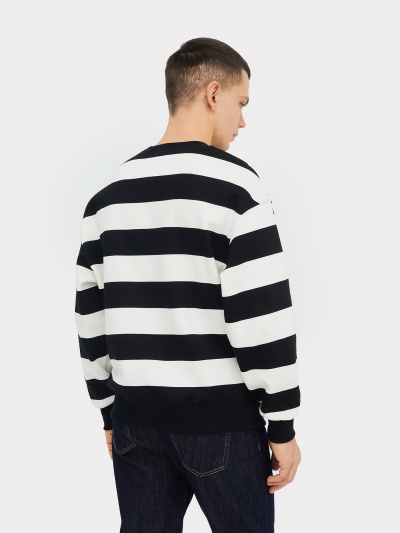 Свитшот Mark Formelle 121865/1/24-3988П-7П черно_молочная_полоска - фото 4