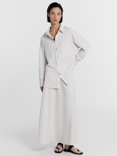 Рубашка Mark Formelle 122955-1/1/24-27458Ц-9 белый_песок - фото 2