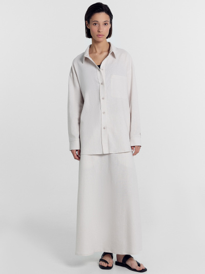 Рубашка Mark Formelle 122955-1/1/24-27458Ц-9 белый_песок - фото 4