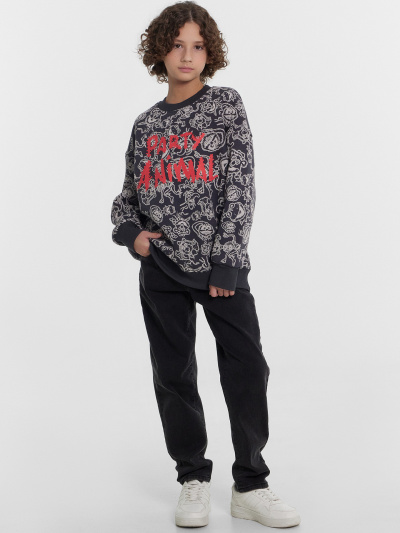 Свитшот Mark Formelle 123437/1/24-30402ПП-7П персонажи_на_графитовом_2_сл_на_пол - фото 5