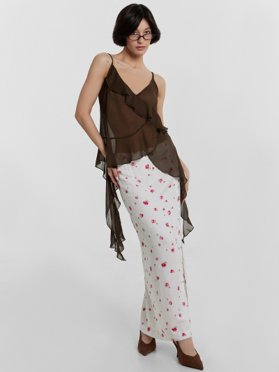 Юбка Mark Formelle 152795/24-27962П-9 розы_на_белом - фото 1