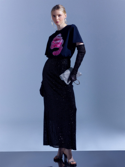 Юбка Mark Formelle 152798/24-31450Ц-10 черный - фото 4