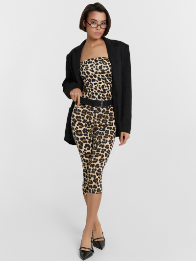 Бриджи Mark Formelle 162251/24-33237П-5 бежевый_леопард - фото 5