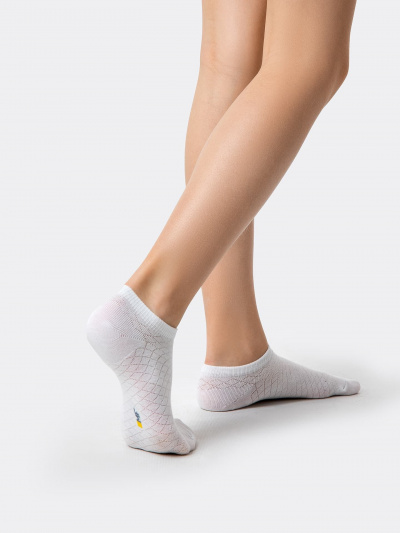 Носки Mark Formelle 406K-2387/B4-23406K белый_рис.2387 - фото 1