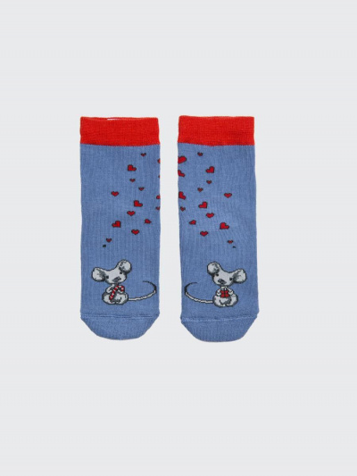 Носки Mark Formelle 504K-1119/B3-9504K васильковый_рис.1119 - фото 1