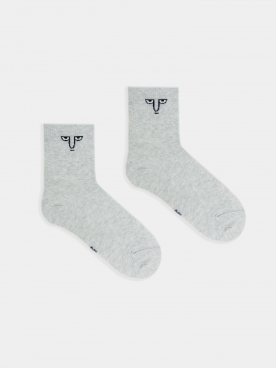 Носки Mark Formelle 556U-1637/22556U св.серый_меланж_рис.1637 - фото 1