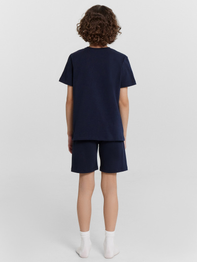 Футболка, шорты Mark Formelle 563318/24-28602ПП-0 неви_печать_Печать - фото 2