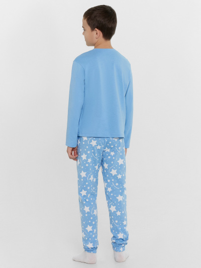 Брюки, джемпер Mark Formelle 563323/24-30519ПП-0 синий_туман_звезды_на_синем_3_сл_на_пол - фото 4