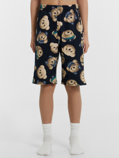 Футболка, шорты Mark Formelle 563327/24-30791ПП-0 кристалл_мишки_на_неви_3_сл_на_пол_3_сл_на_спинке - фото 4