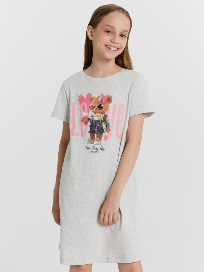 Сорочка Mark Formelle 577725/24-32228ПП-0 серый_меланж_4306_А_печать1_3_сл_на_пол - фото 4