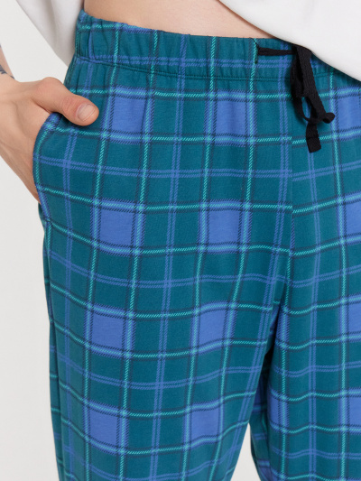 Брюки Mark Formelle 581136/24-4371ПП-0 клетка_на_т.зеленом - фото 5