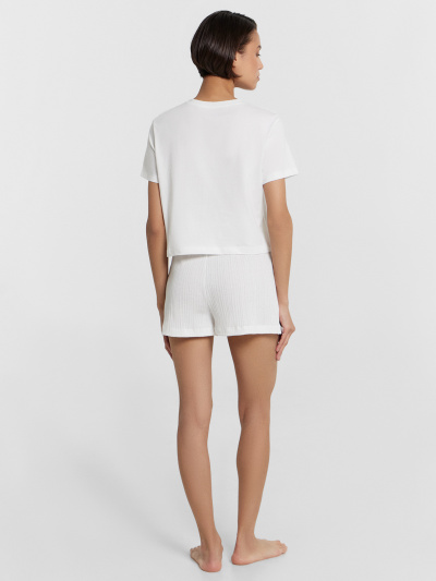 Футболка, шорты Mark Formelle 592495/24-33238ПП-1 белый_печать_3_сл_на_пол - фото 3