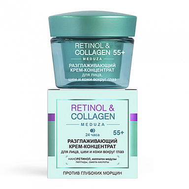 Крем для лица Belita RETINOL&COLLAGEN meduza КРЕМ-КОНЦЕНТРАТ 55+ для лица,шеи и вокр.глаз,, - фото 1