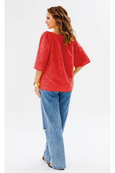Блуза Anastasia 1131.6 красный - фото 3