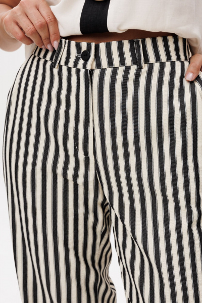 Блуза, брюки Ma Vie М-687 молочный _черный - фото 15