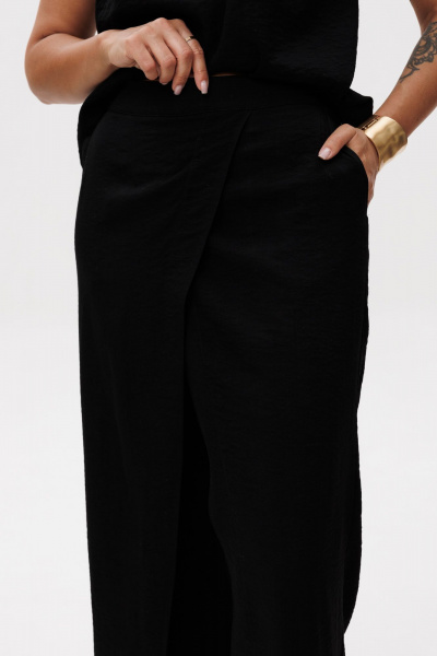 Блуза, кюлоты Ma Vie М-688 черный - фото 7