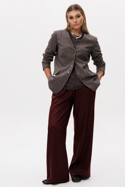 Жакет Ma Vie М-694 коричневый - фото 10