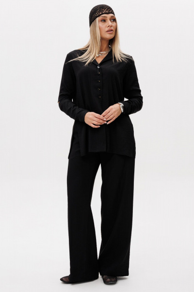 Блуза, брюки Ma Vie М-697 черный - фото 8