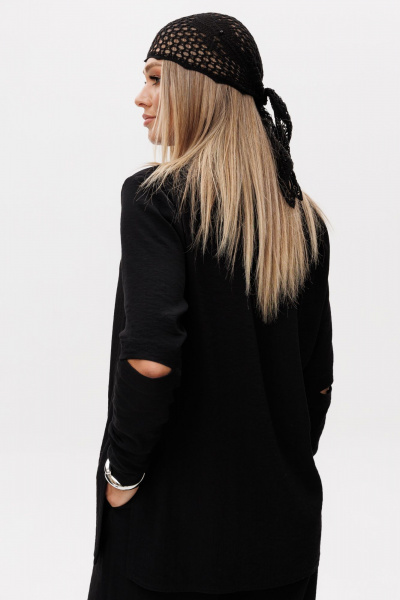 Блуза, брюки Ma Vie М-697 черный - фото 5