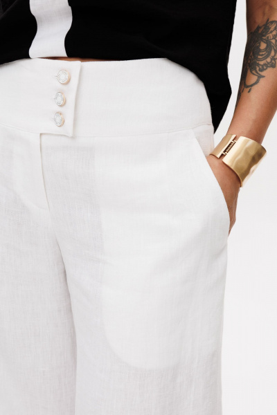 Блуза, шорты Ma Vie М-698 белый_ черный - фото 14