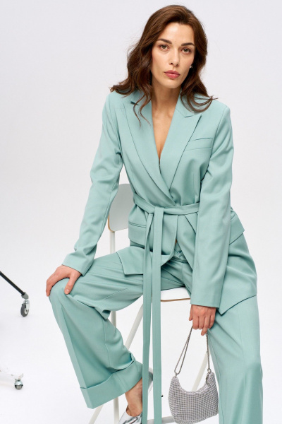 Жакет LUEL 251/4 бирюзовый - фото 1