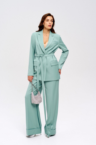 Жакет LUEL 251/4 бирюзовый - фото 2