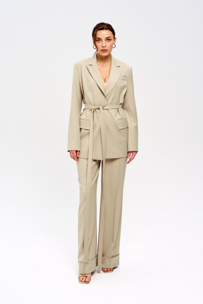 Жакет LUEL 251/4 оливковый - фото 5