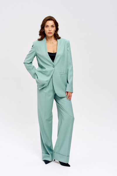 Жакет LUEL 2510.4 бирюзовый - фото 4