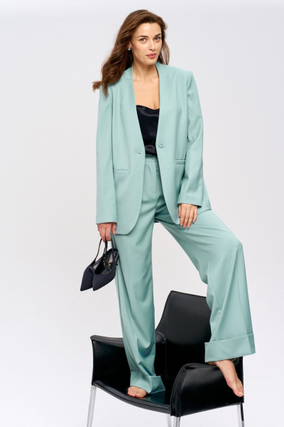 Жакет LUEL 2510.4 бирюзовый - фото 2