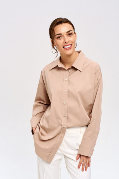 Рубашка LUEL 2511.3  бежевый - фото 7