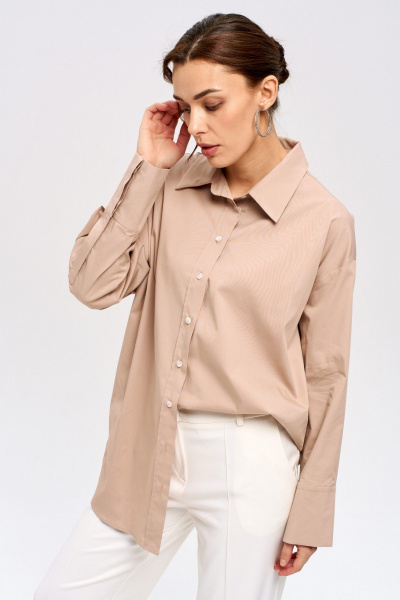 Рубашка LUEL 2511.3  бежевый - фото 6