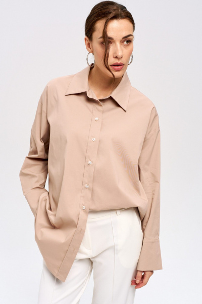 Рубашка LUEL 2511.3  бежевый - фото 5