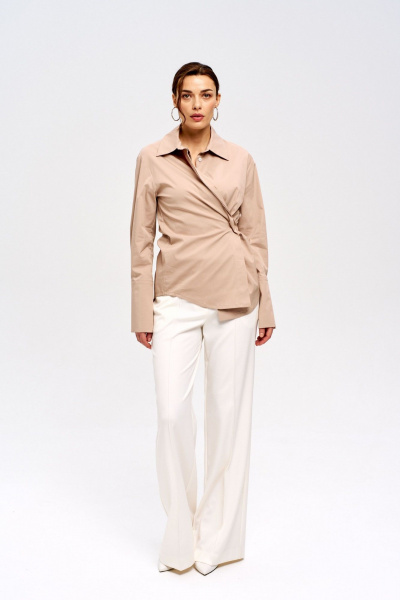 Рубашка LUEL 2512.3 бежевый - фото 6