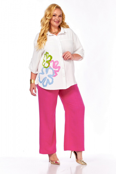 Брюки, рубашка Grace for you 265 розовый - фото 2