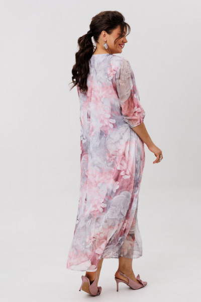 Платье Anelli 1605 розовый_сапфир - фото 10