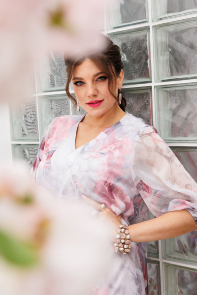 Платье Anelli 1605 розовый_сапфир - фото 8