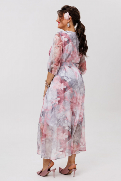 Платье Anelli 1605 розовый_сапфир - фото 6