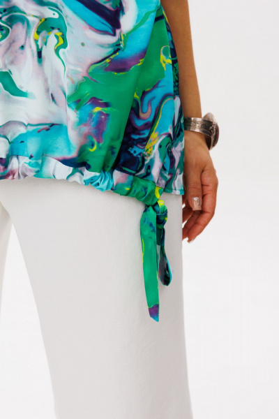 Блуза Anelli 1606.1 морские_узоры - фото 7