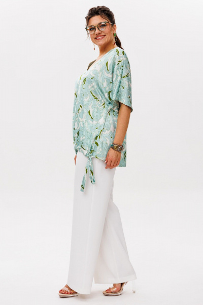 Блуза Anelli 1606.1 мятный_танец - фото 9